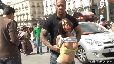 Petite Spanish Bitch Public Disgraced