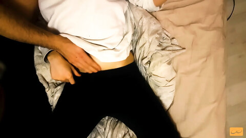 My Roommate Tries To Contain Herself But...