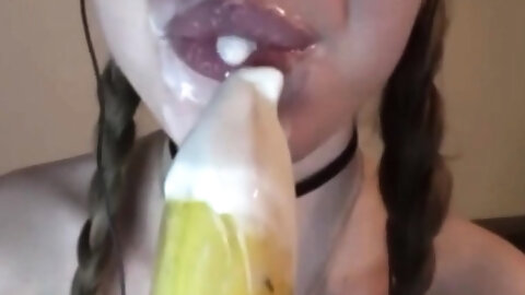 Blonde Tight Pussy Babe Solo Toy Fun In...