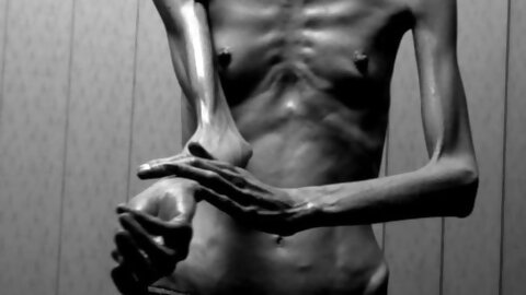 Skinny Blonde In Erotic Lingerie, Natasha...